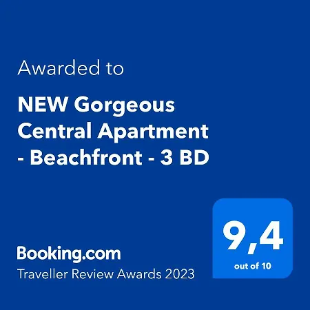 דירה New Gorgeous - Beachfront - 3 Bd סן סבסטיאן
